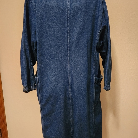 Vintage Roughider by circle T heavy demin coat jacket size L - Picture 4 of 4